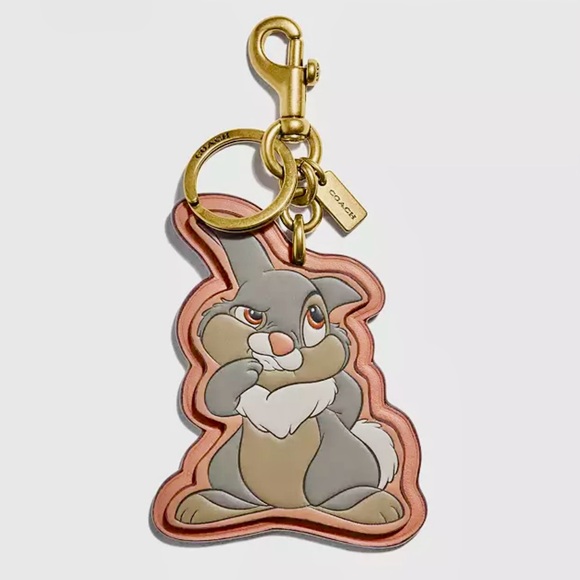 SUPER RARE Disney X Coach Thumper Keychain Fob Bag Charm - Picture 8 of 8